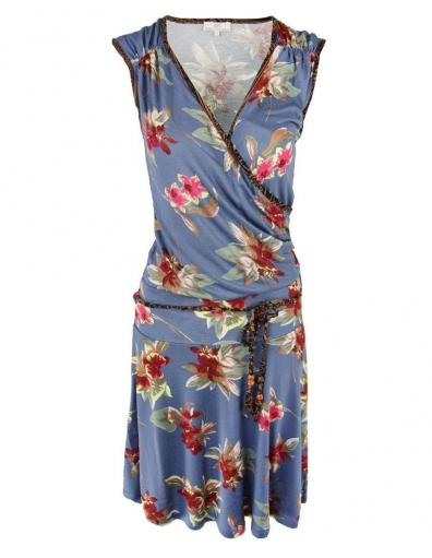 bloemen - Blauw - Dept - Jurken