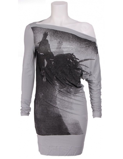 ABITO VEANNE - Grijs - Phard - Jurken