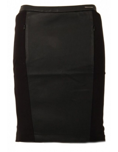 Erika leather skirt - Zwart - Guess - Rokken
